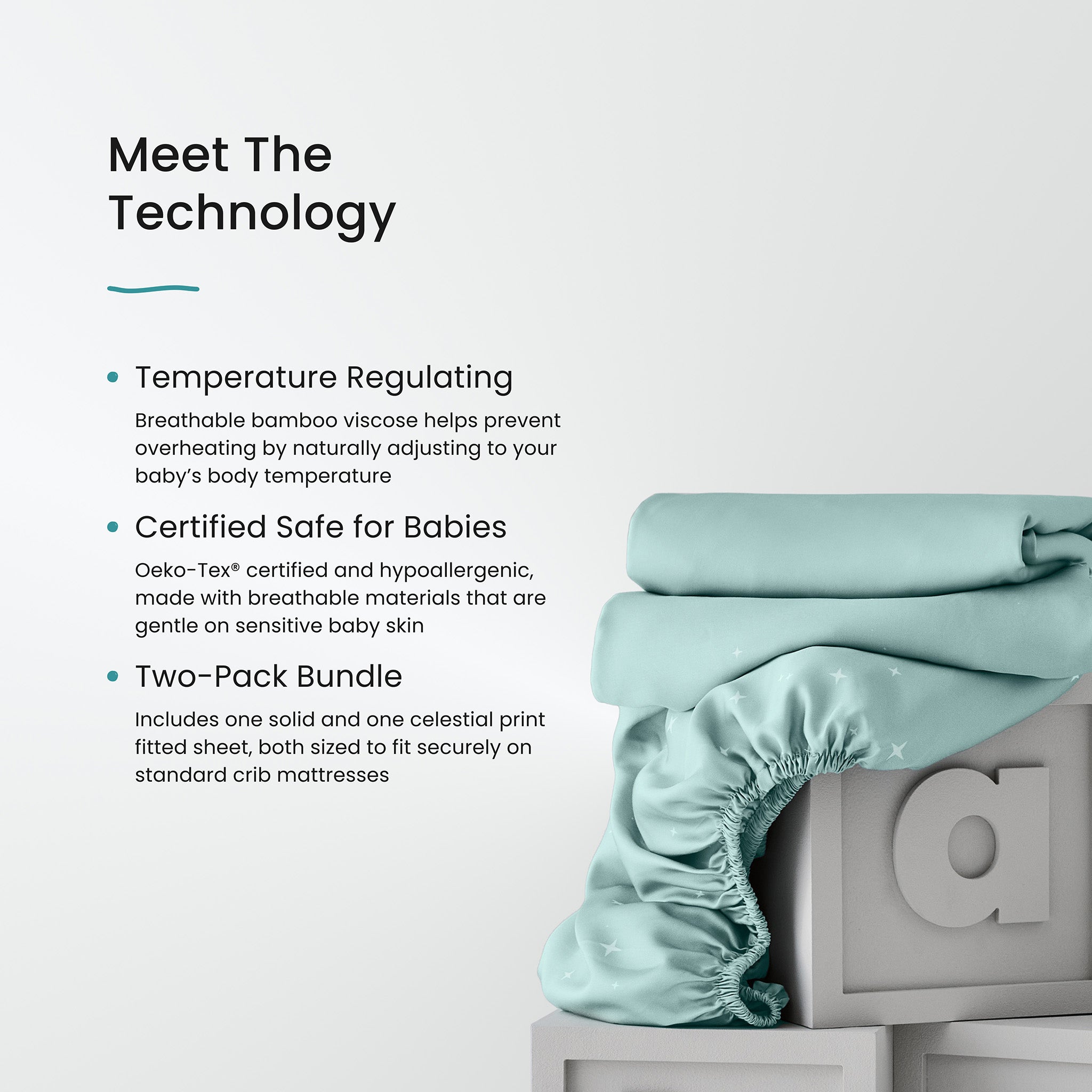 Ensemble de draps pour lit de bébé Hush Little Baby