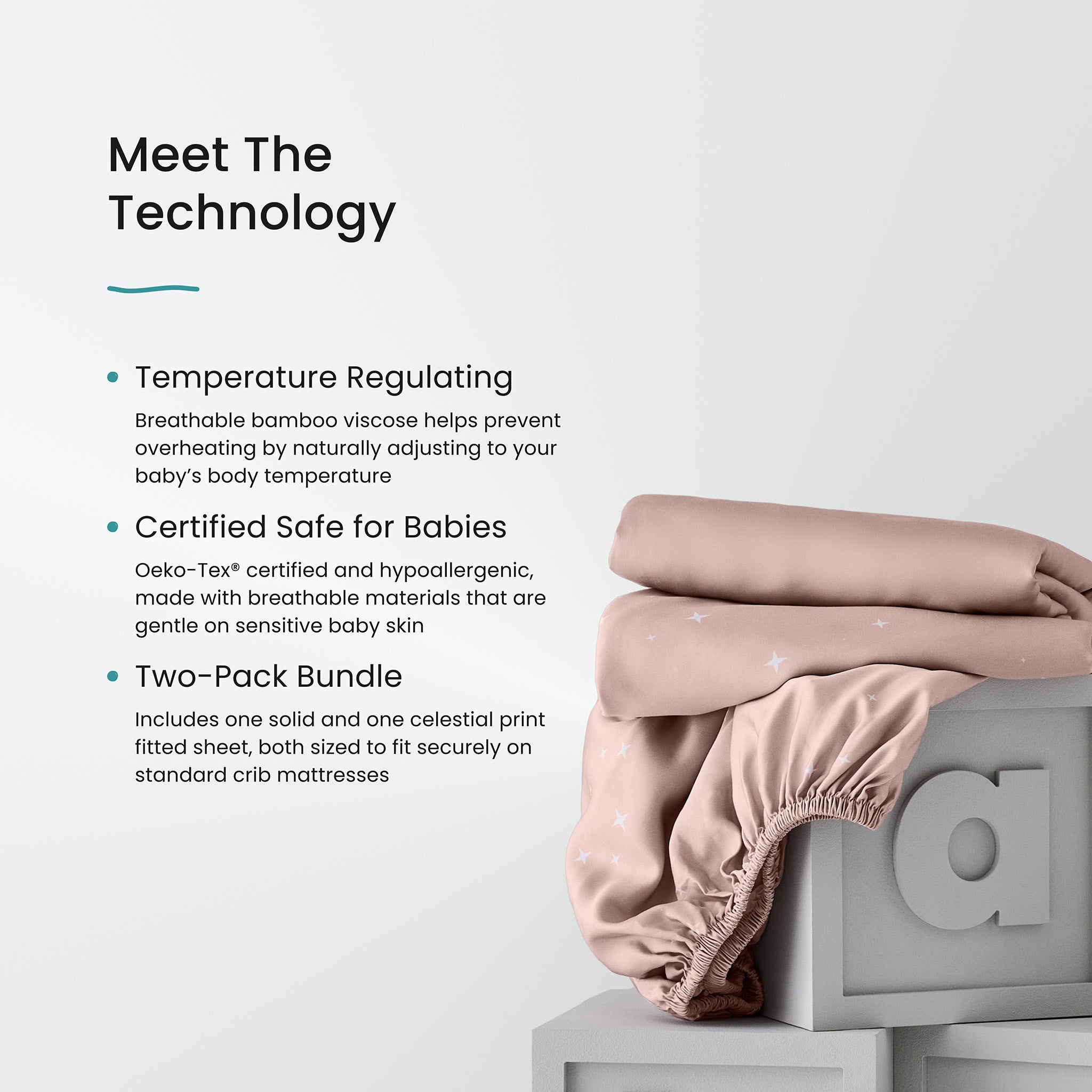 Ensemble de draps pour lit de bébé Hush Little Baby