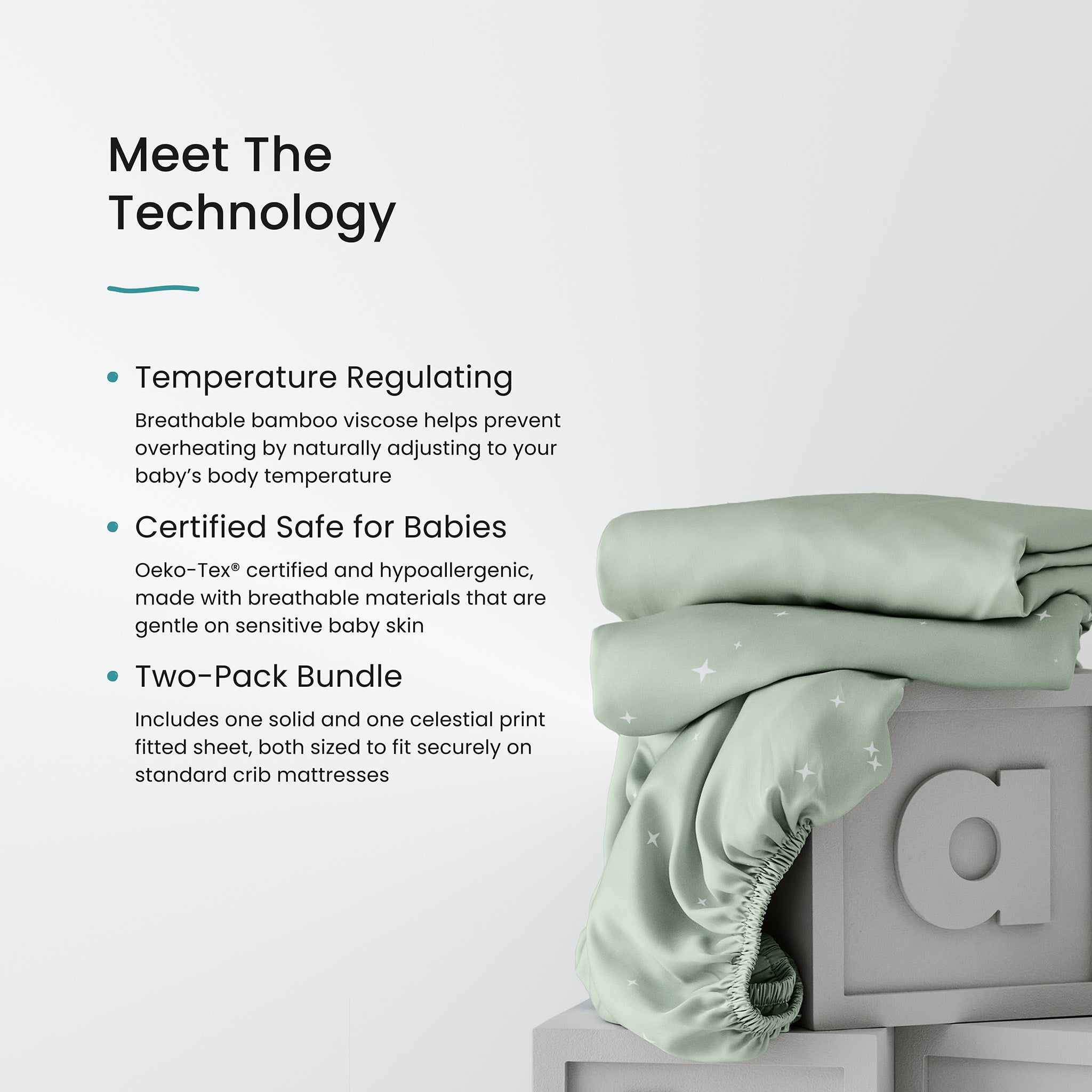 Ensemble de draps pour lit de bébé Hush Little Baby