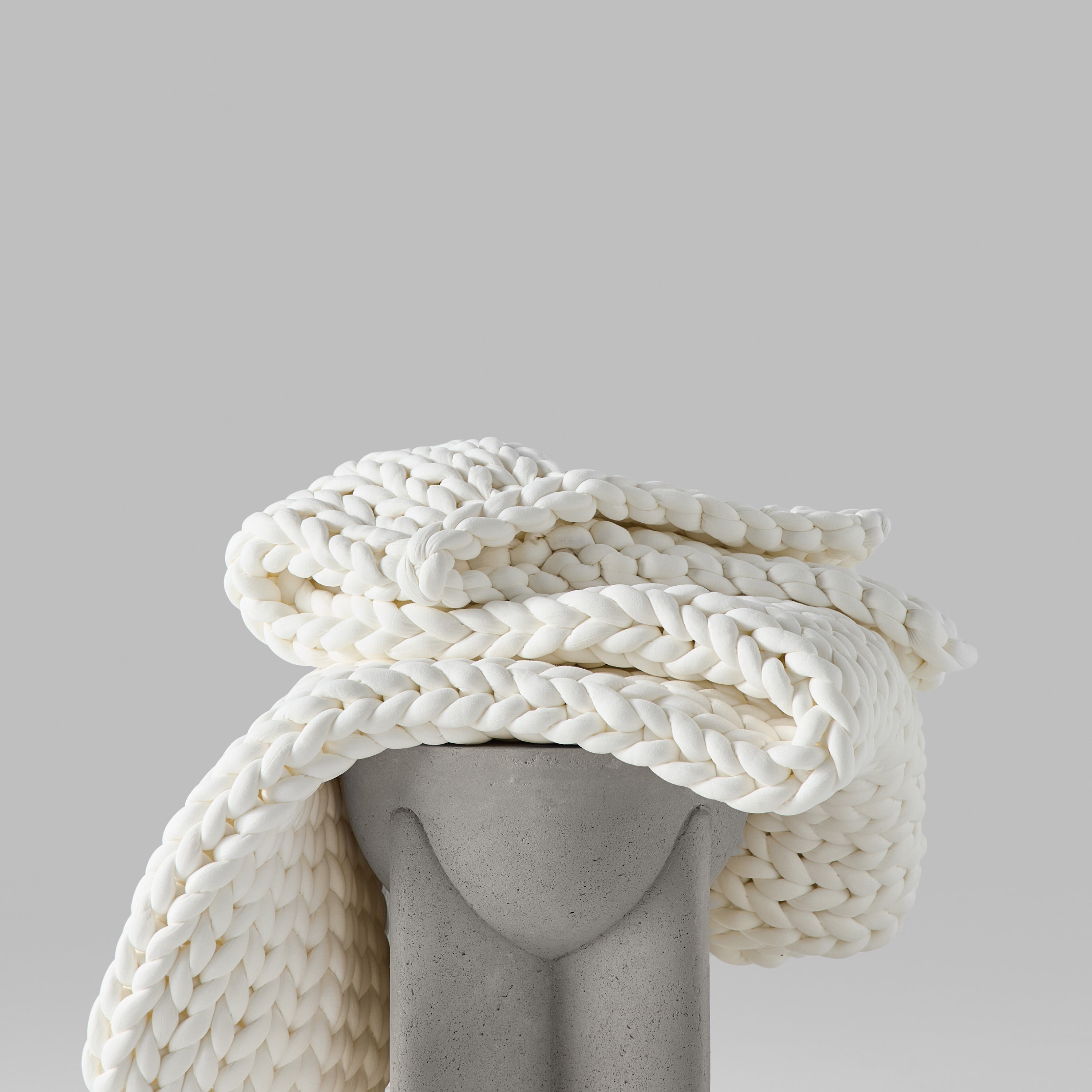 Knitted Weighted Blankets: Hand-Woven Chunky Knit Throws Hush Canada
