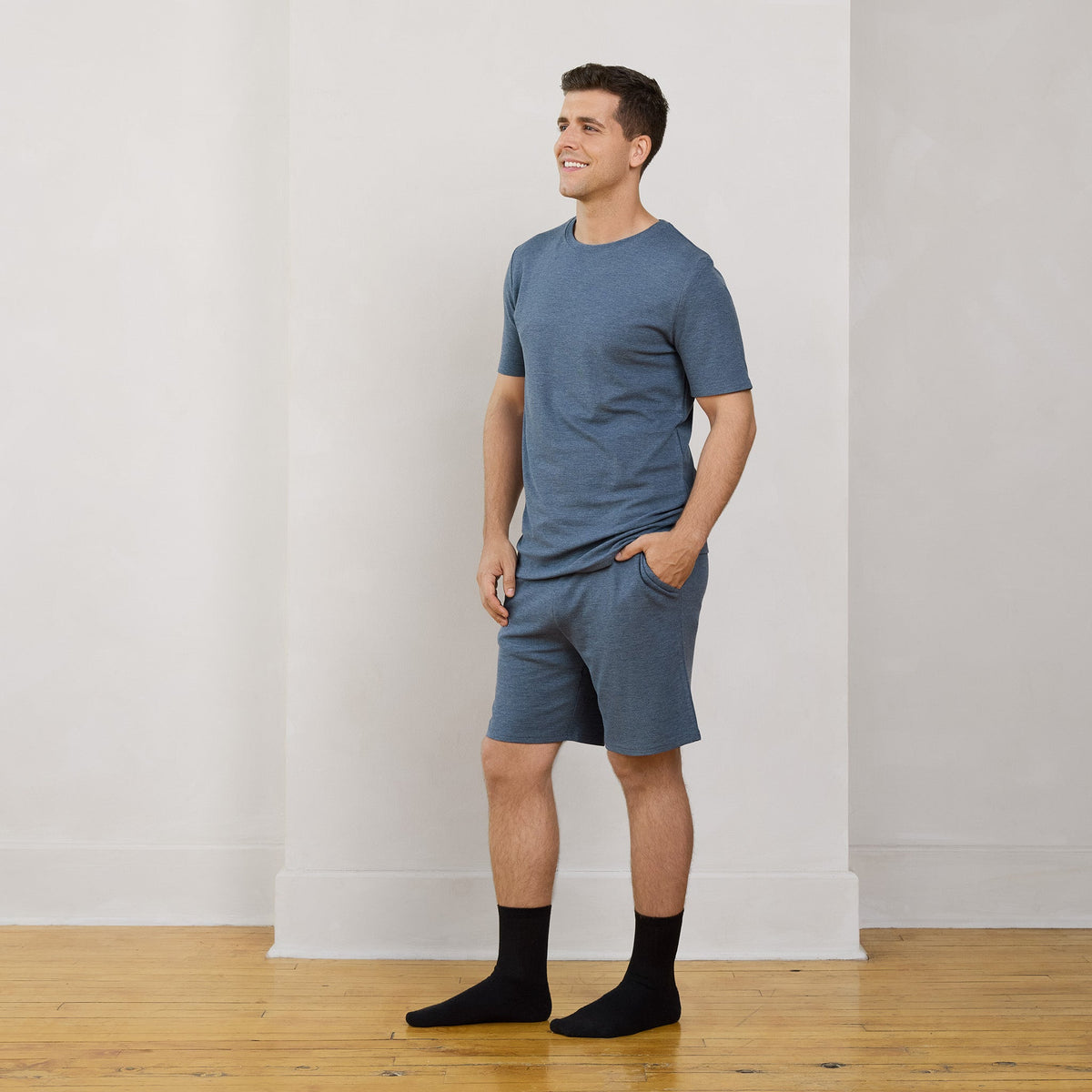 Hush Men s Waffle Short Pyjama Set