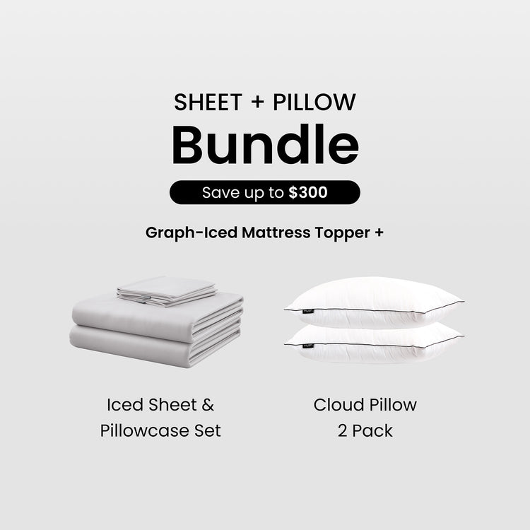 Sheet + Pillow Bundle / Grey