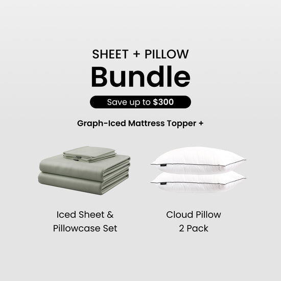 Sheet + Pillow Bundle / Sage