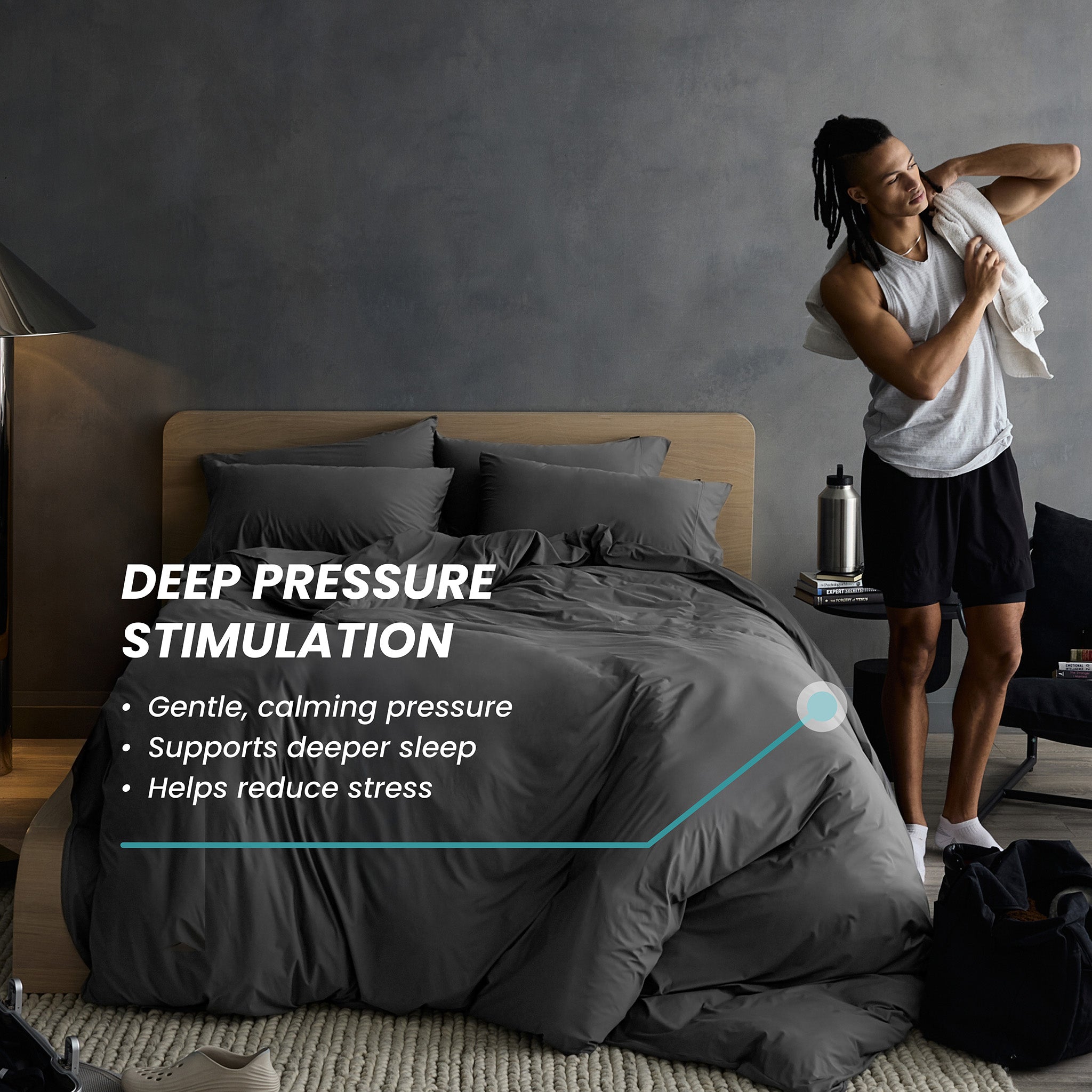 Graph-Iced Ultra Cold Performance Duvet Cover Set