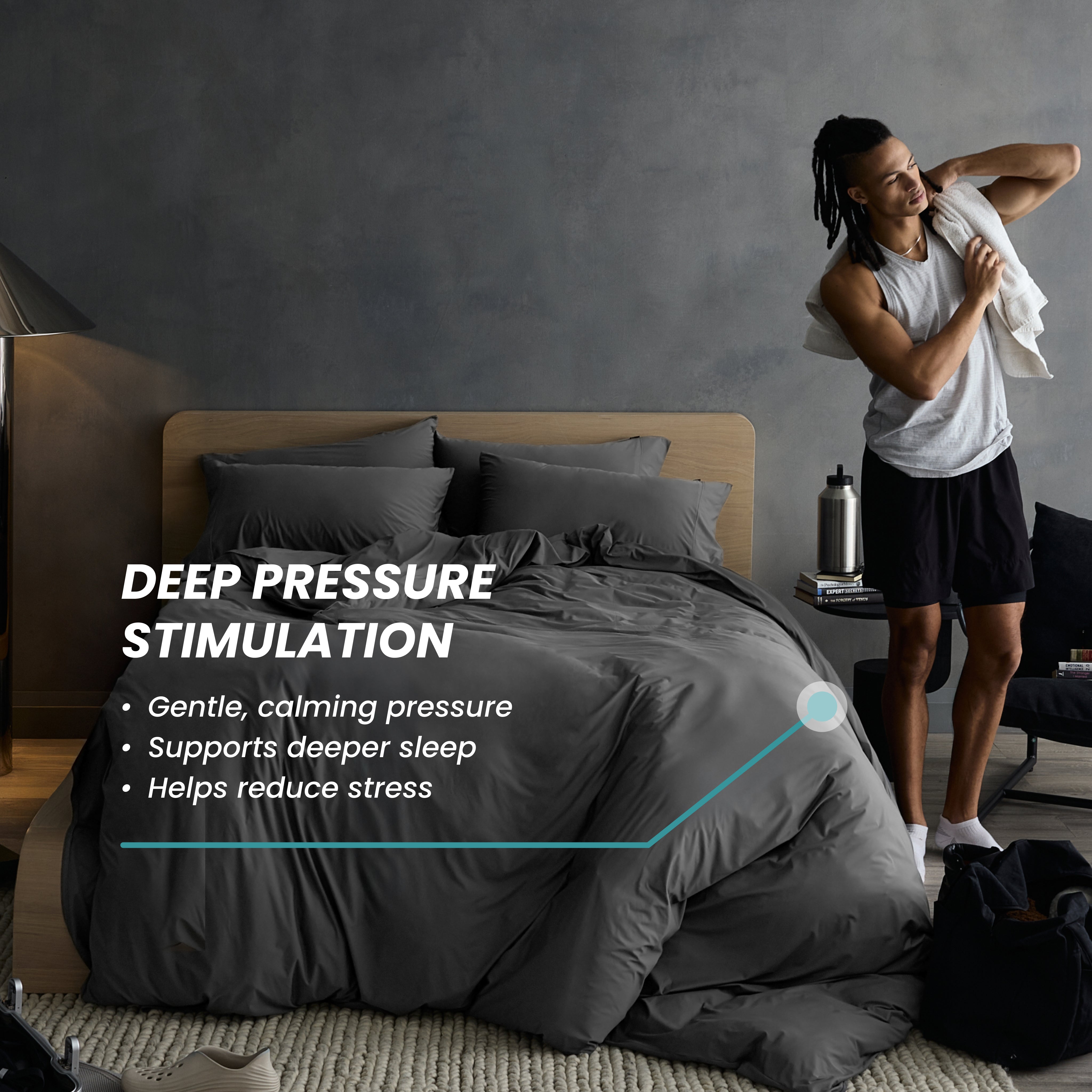 Graph-Iced Ultra Cold Performance Weighted Blanket