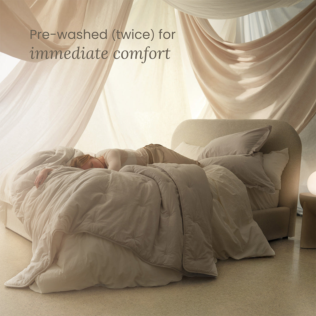 Cloud Relaxed Weave Duvet Cover Set