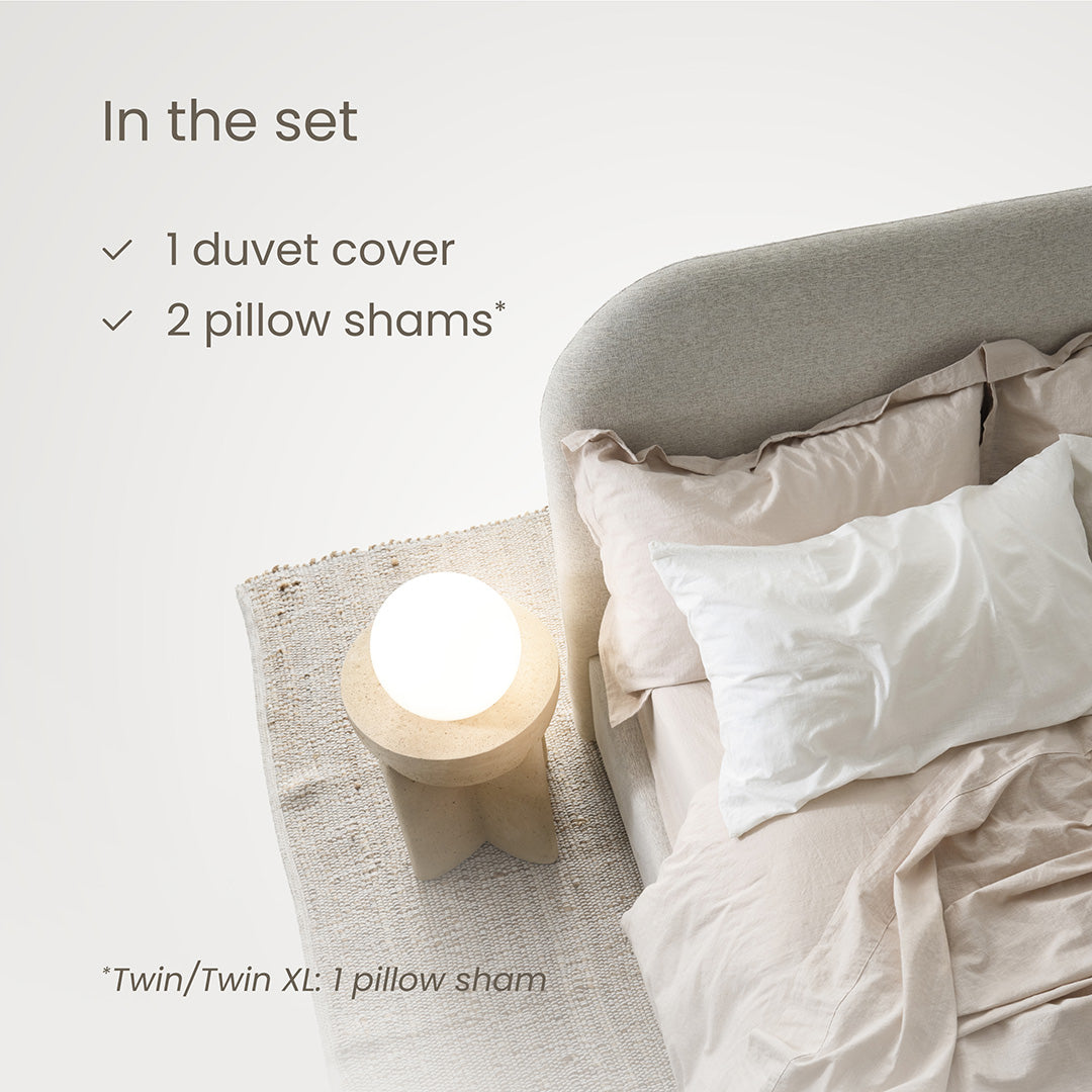 Cloud Relaxed Weave Duvet Cover Set
