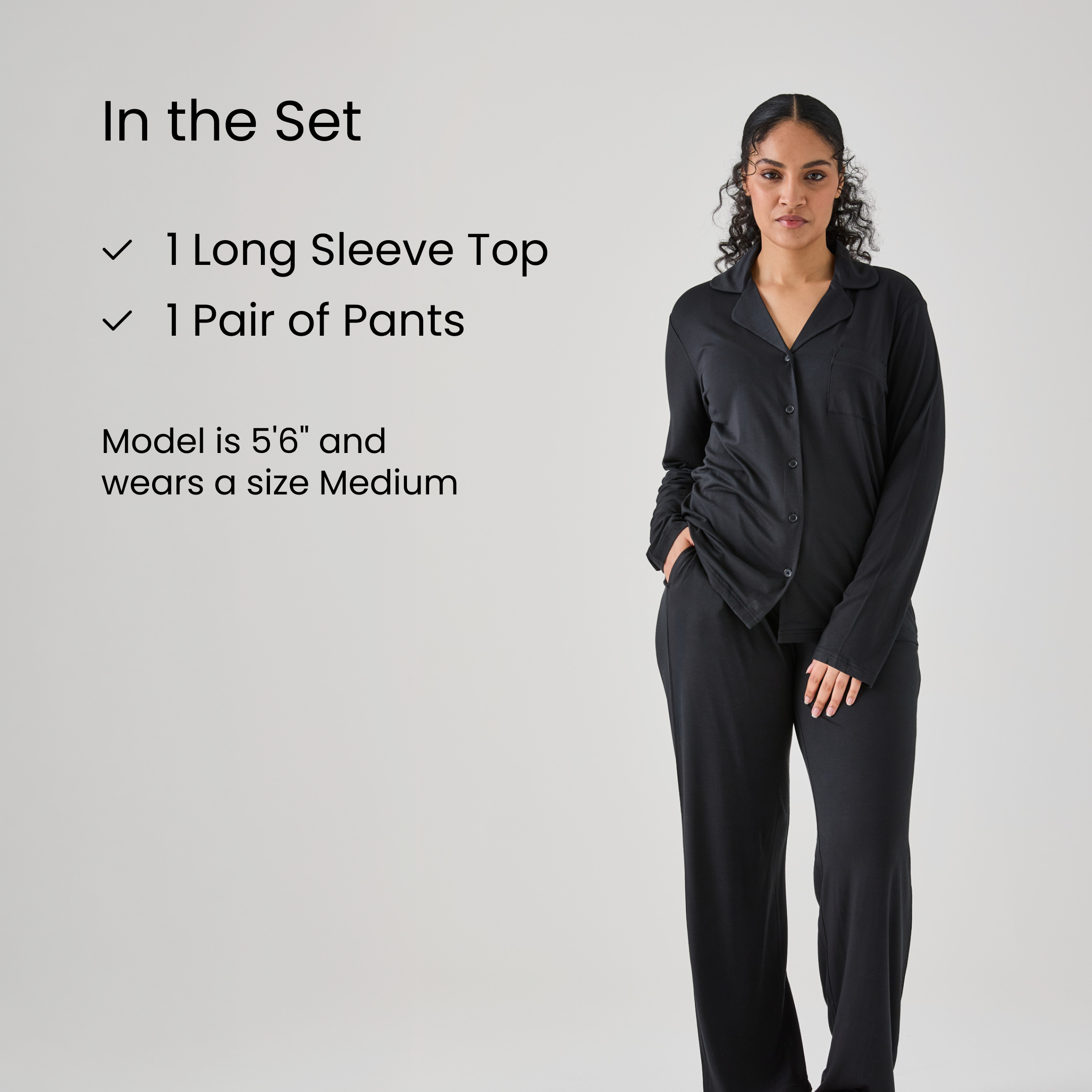 Iced Long PJ Top & Bottom Set