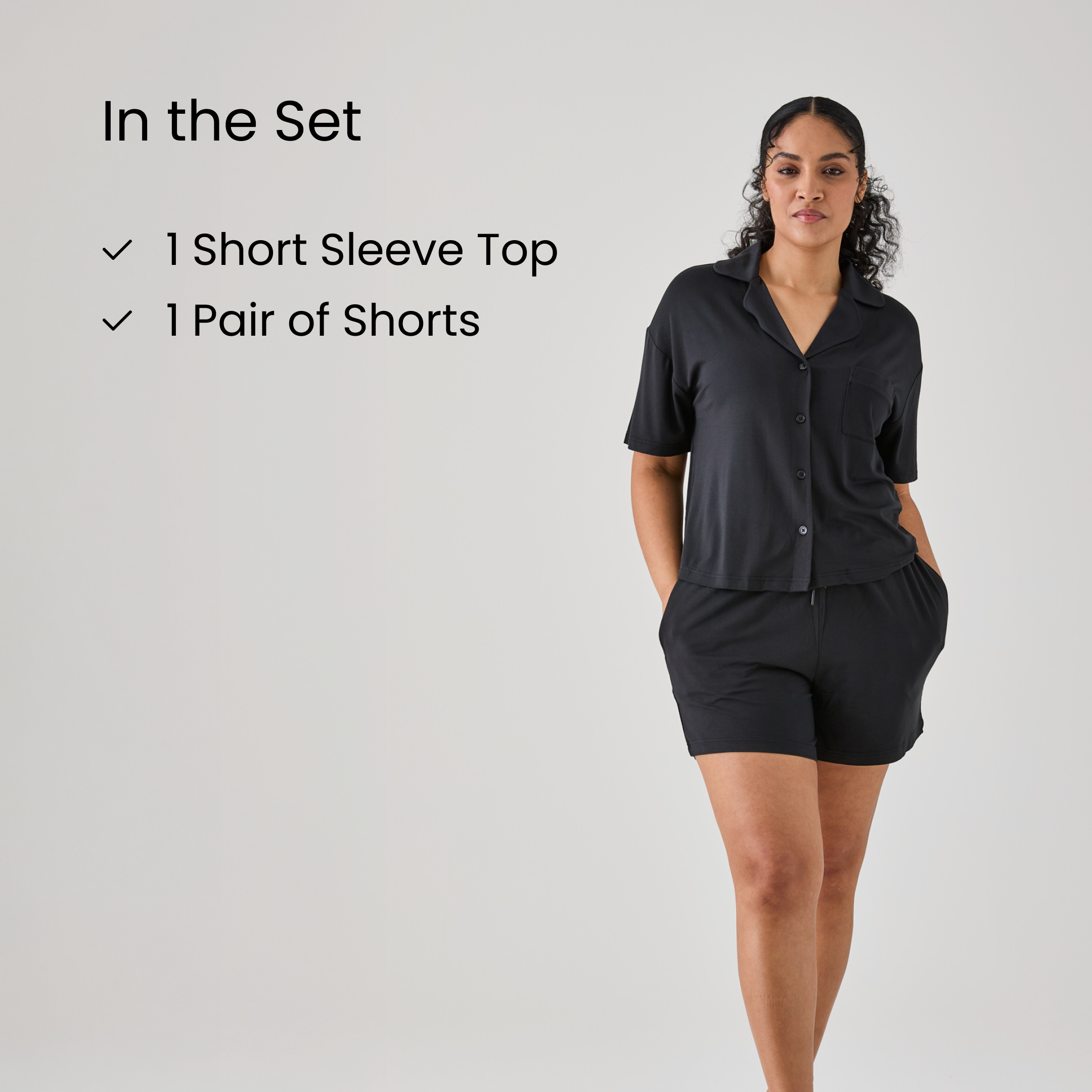 Iced Short PJ Top & Bottom Set