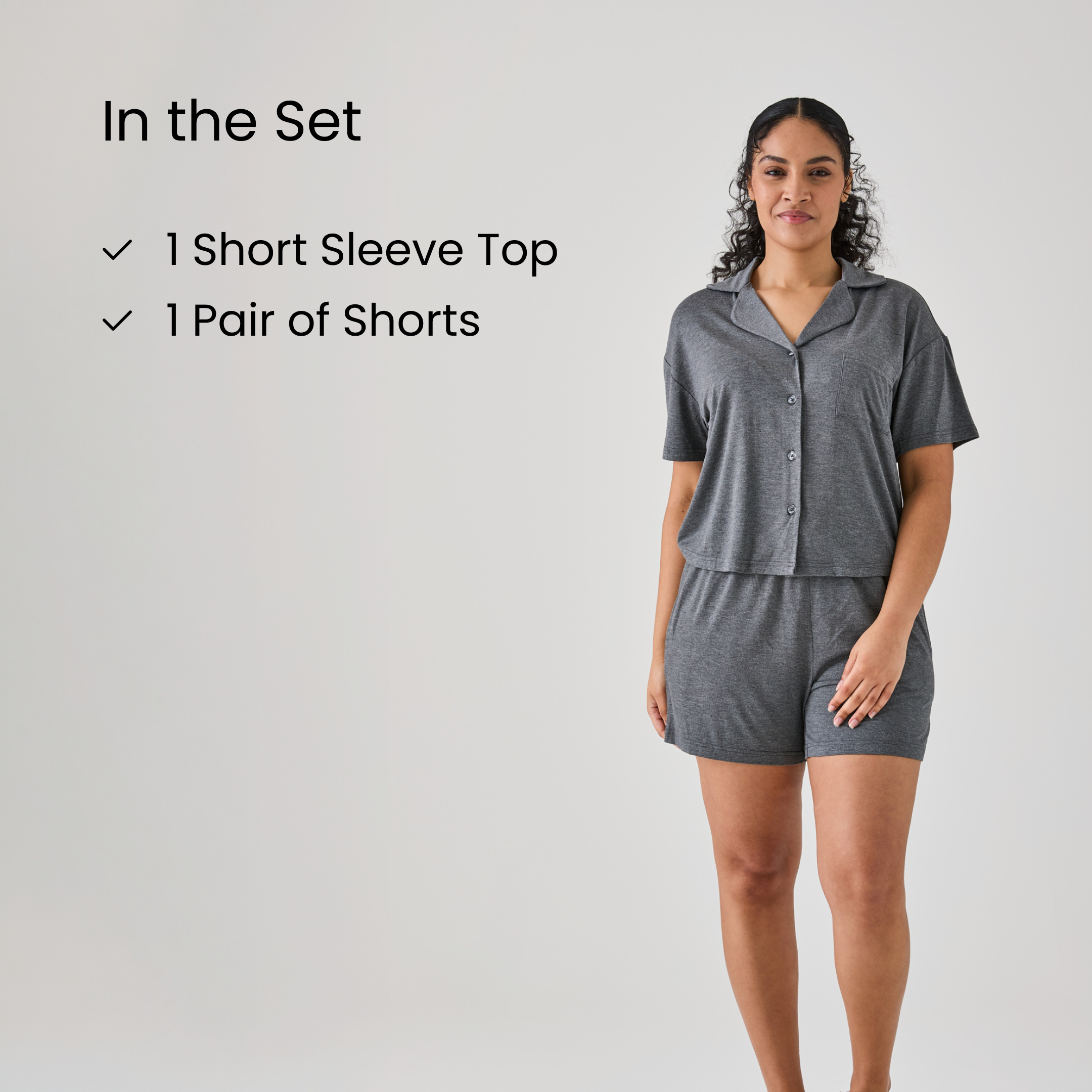 Iced Short PJ Top & Bottom Set