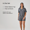Iced Short PJ Top & Bottom Set