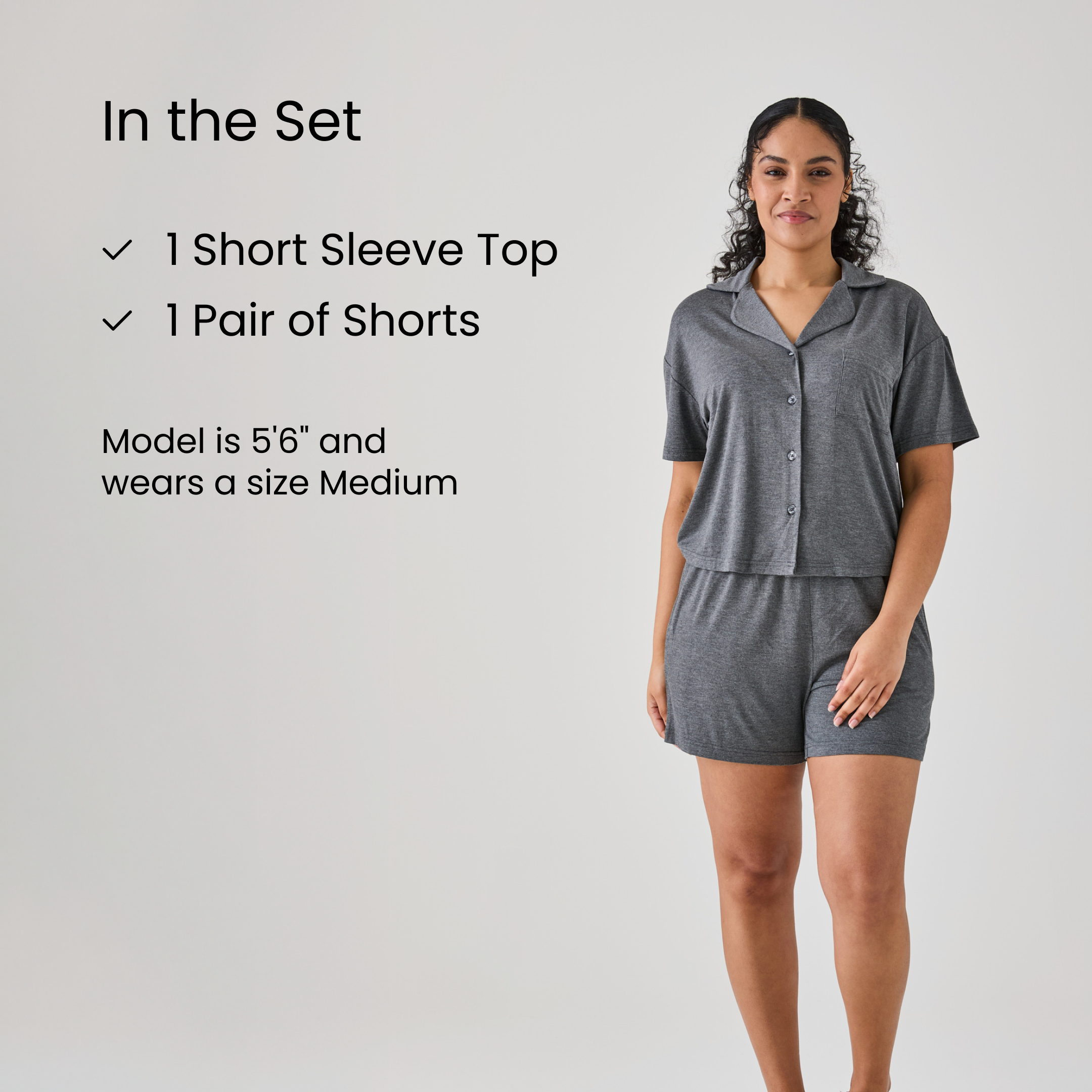 Iced Short PJ Top & Bottom Set