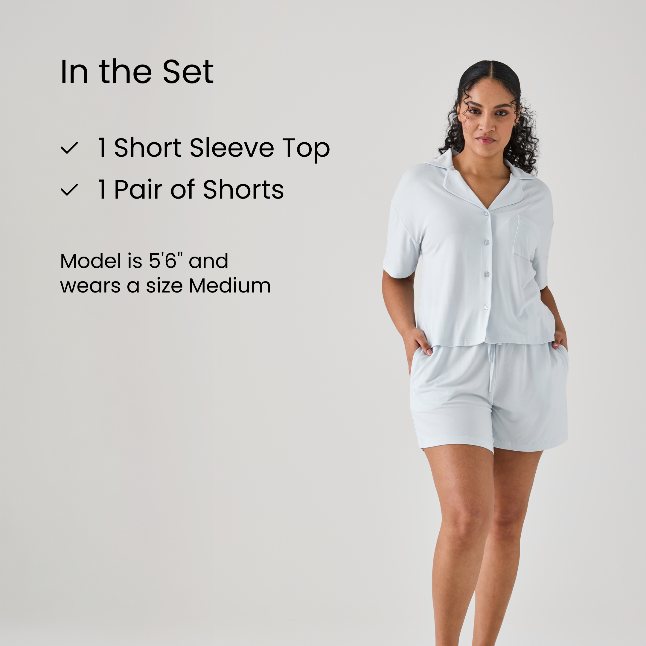 Iced Short PJ Top & Bottom Set