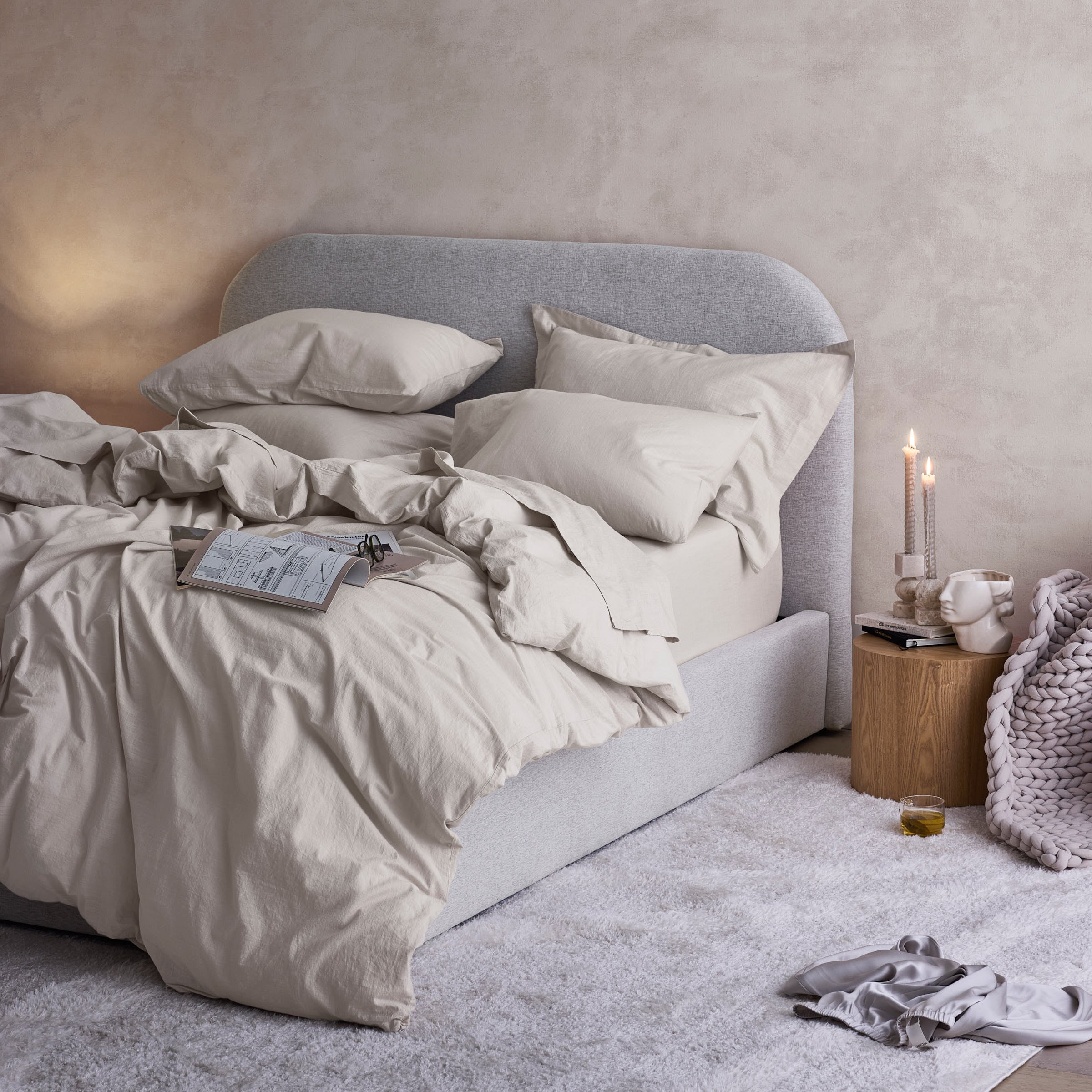 Cloud Relaxed Weave Weighted Blanket