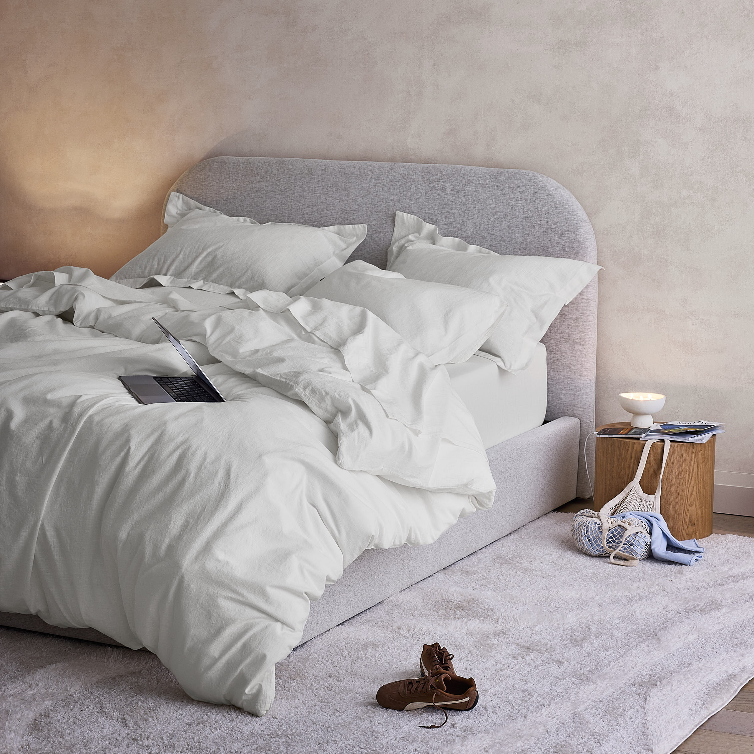 Cloud Relaxed Weave Weighted Blanket