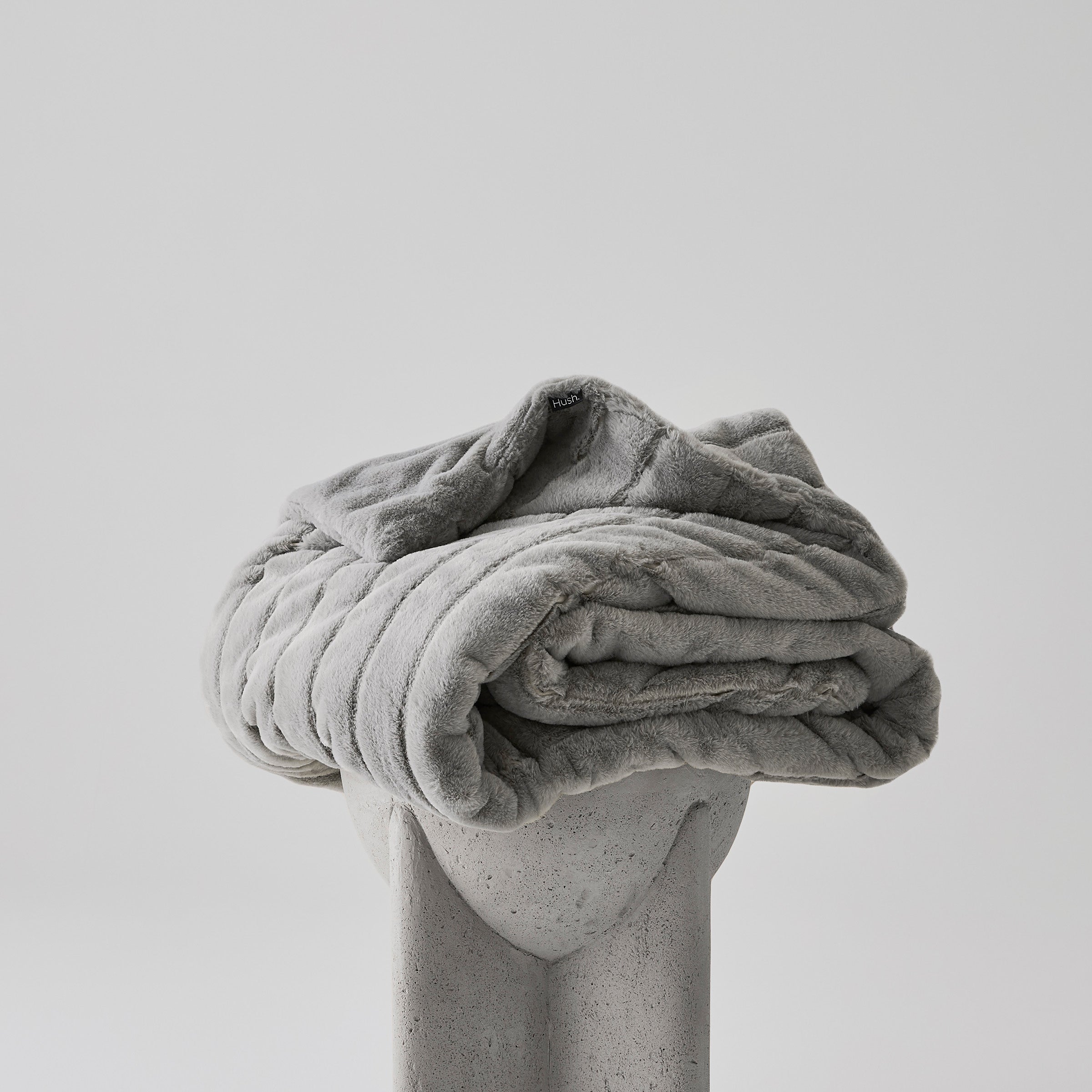 Plush Faux Fur Weighted Blanket