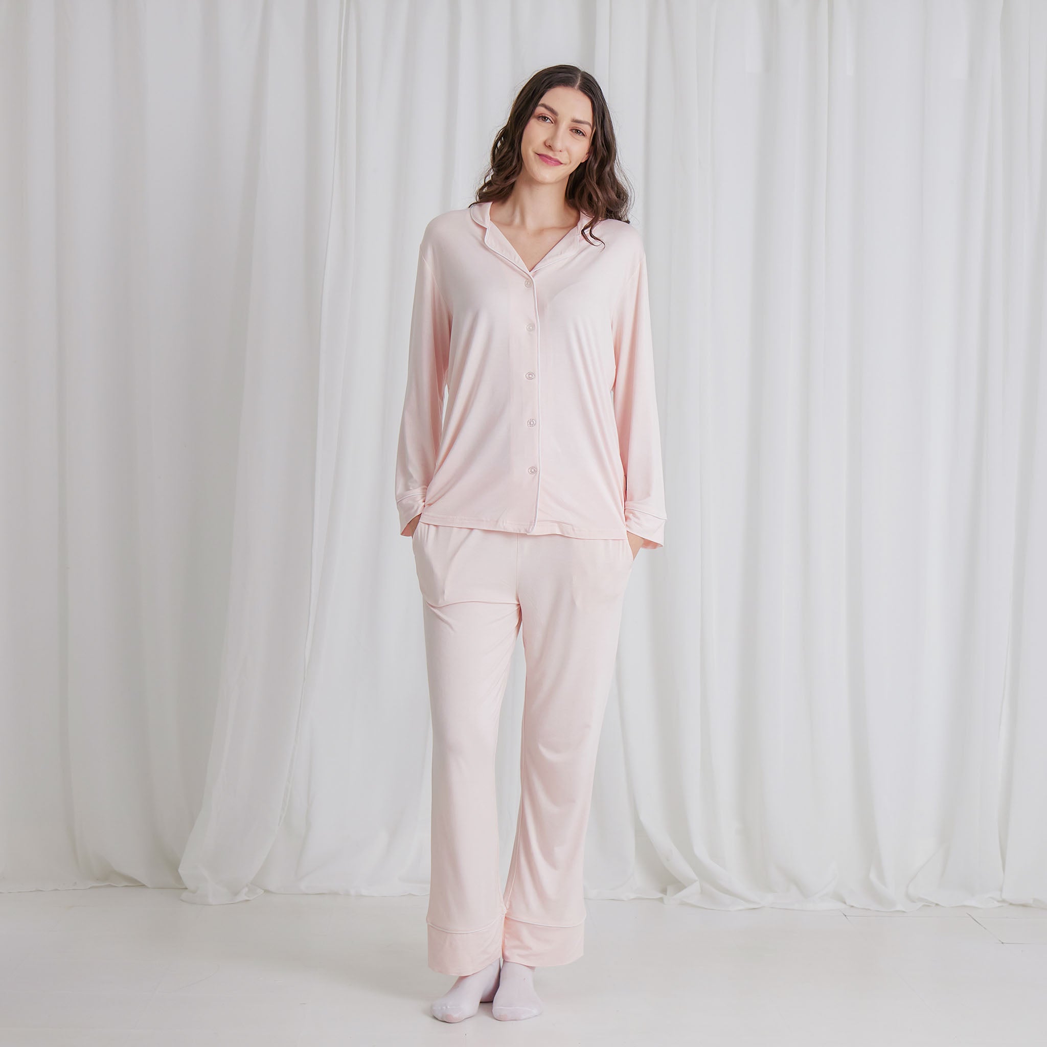 Bamboo Chemo Port Tank Top - China Women's Loungewear and Women's Pajamas  Set price