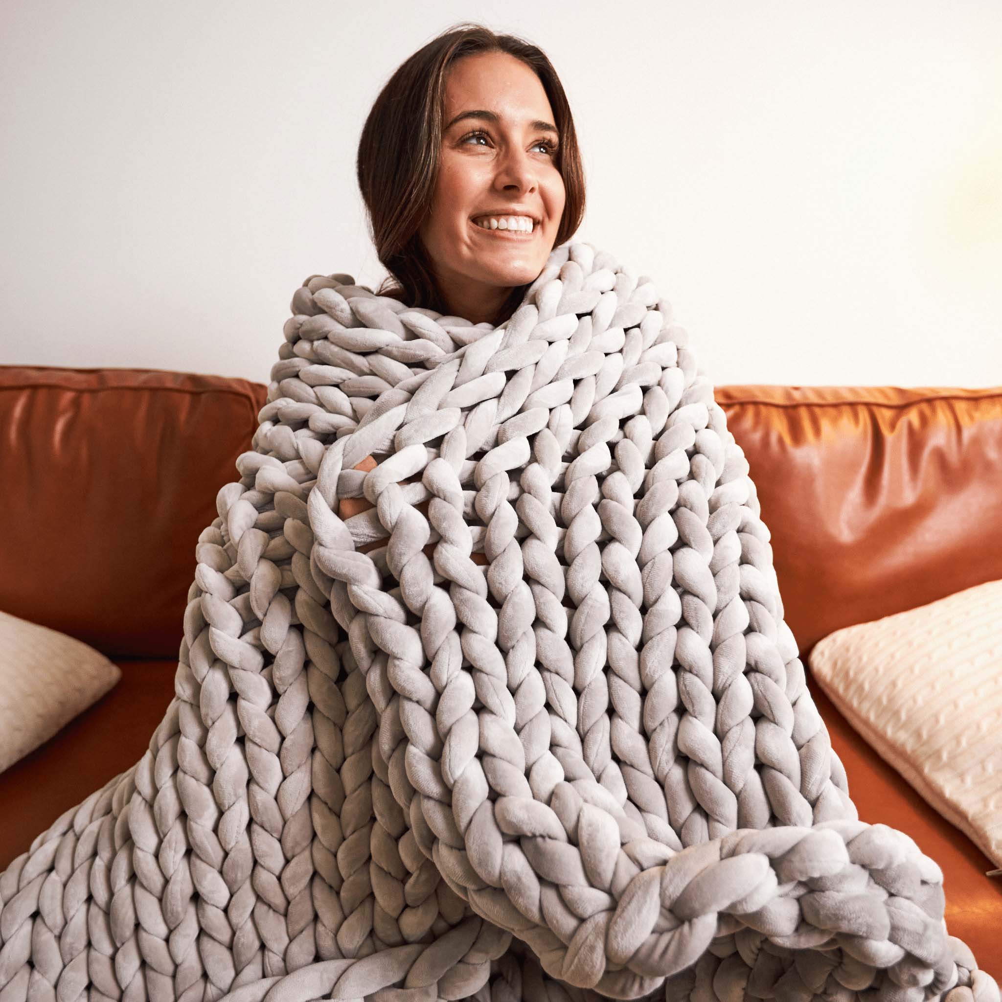 Douglas Hand Knit Weighted Blanket
